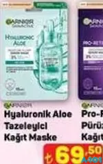 GARNİER HYALURONİK ALOE TAZELEYİCİ KAĞIT MASKE